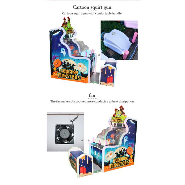 Water Shooting Coin Operated Arcade Machines Lottery Game Equipment