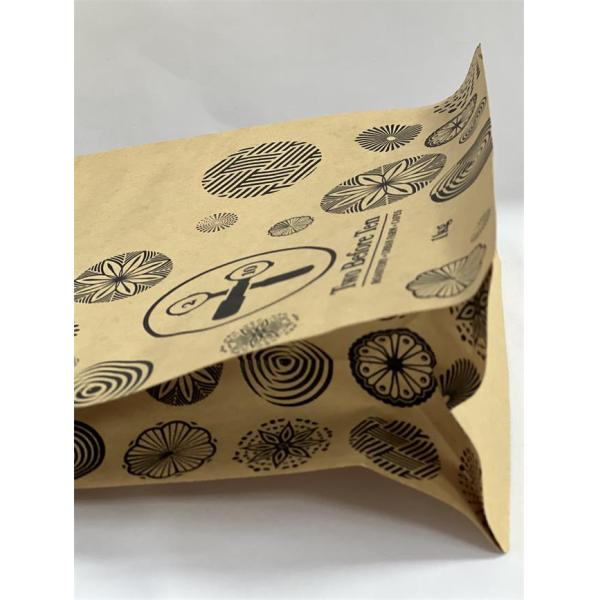 Recyclable BRC Flat Bottom Stand Up Pouch Printed Empty Food Grade