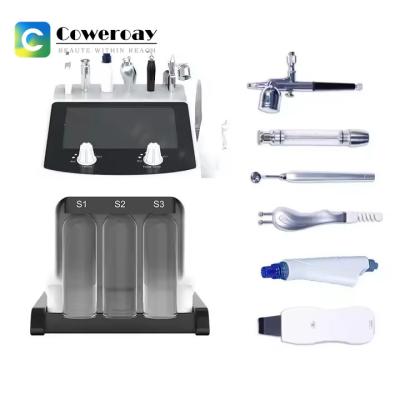Skin Cleaning Hydrafacial Beauty Machine 7 In 1  Diamond Oxygen Jet Peel Machine