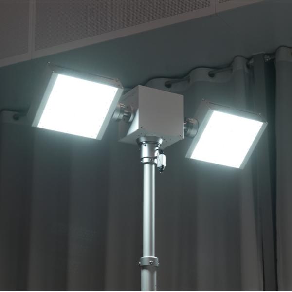 1.8m emergency light tower-pneumatic telescopic mast light tower for fire vehicle, pan tilt light tower, pneumatic mast lighting tower NR-R1800-240