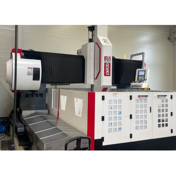 2500x2500mm Split CNC Gantry Drilling Milling Marking Machine 2x4.2kW Servo Motor Power