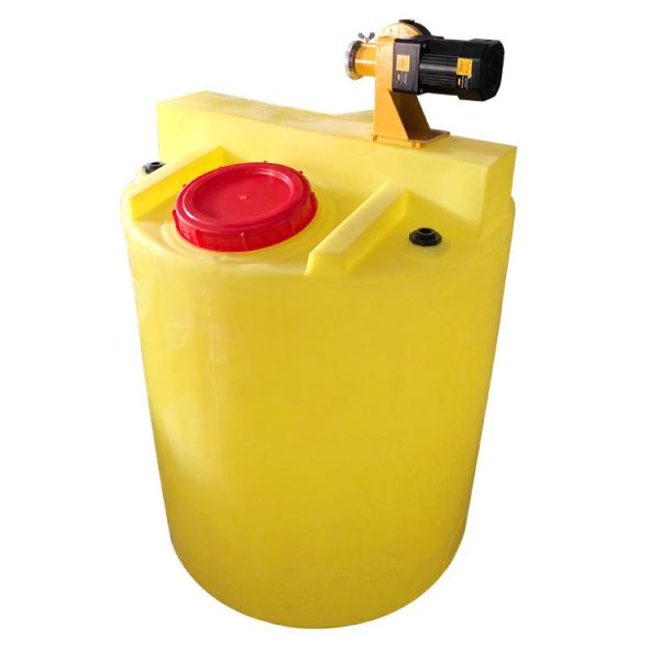 Water Mixing  Industrial Tank Agitator Mixer PE Plastic Poly 500L 40kg