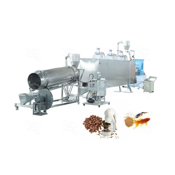 100-3000kg/Hr Industrial Automatic Sinking Floating Fish Feed Wet Dry Animal Pet Dog Cat Food Manufacturing Processing Extruder Production Line Making Machine for sale