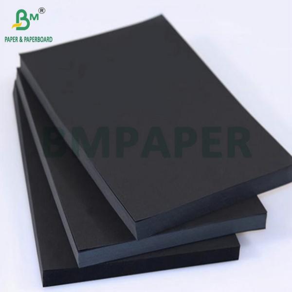 300gram 350gram 65 x 90cm Uncoated Black Kraft Paper For Gift Box