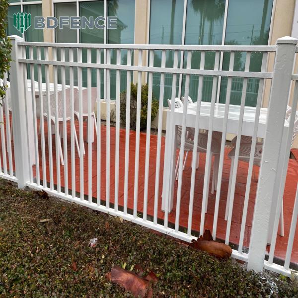 Weatherproof Tubular Steel Fence All-Season