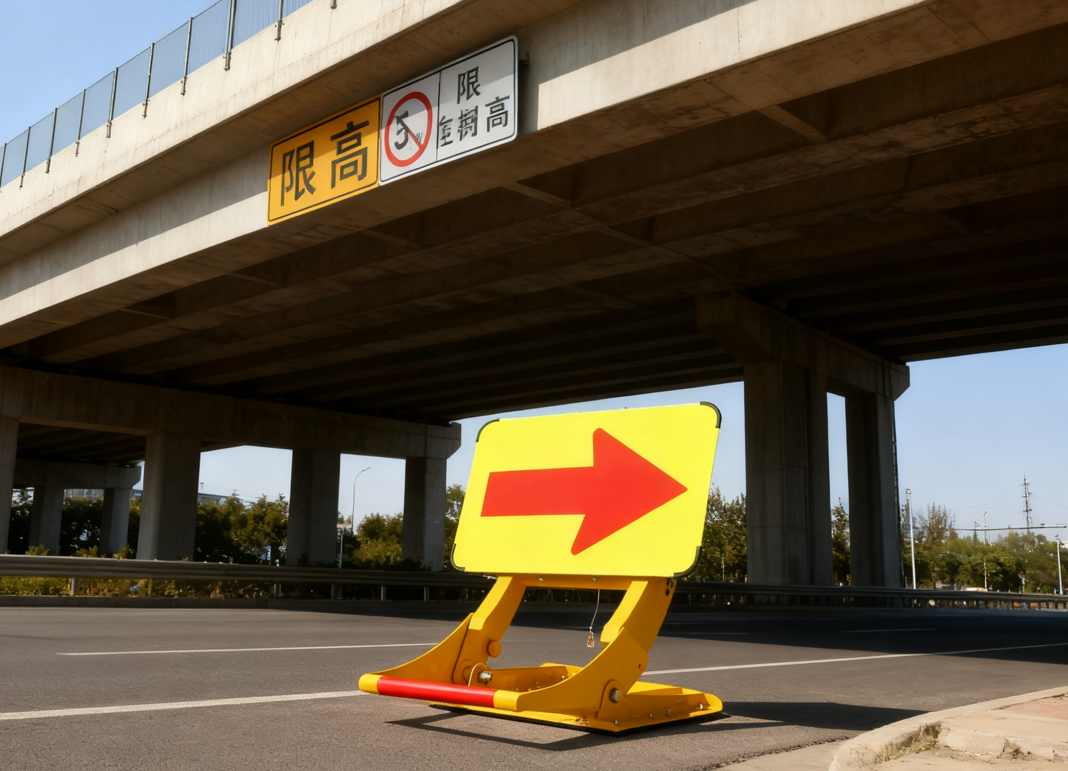 JY 1400*530*230mm Car Parking Blocker