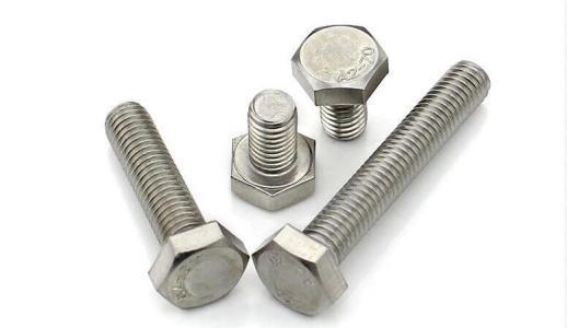 DIN931 DIN933 Hex Bolt Duplex Stainless Steel Fasteners 304 / 304L ISO9001