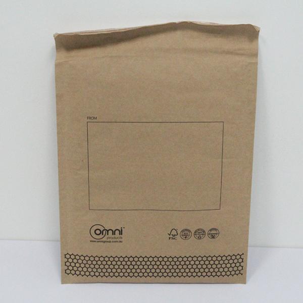 Shockproof Honeycomb Paper Mailer Bag 30x40cm Custom Printed Brand Logos