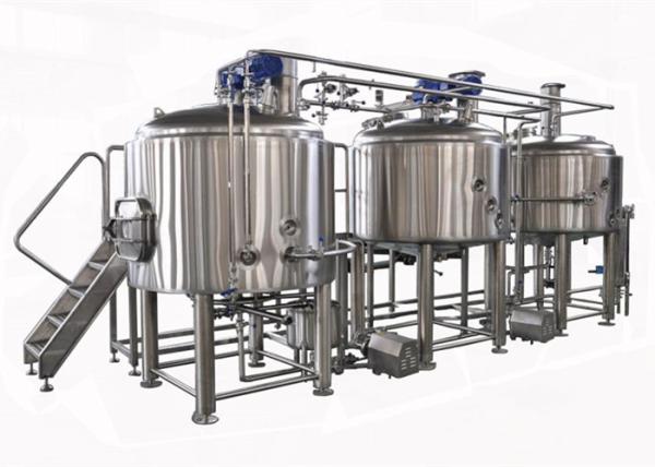 Semi Auto / Manual Control 15BBL Large Beer Brewing Equipment Electric Heating