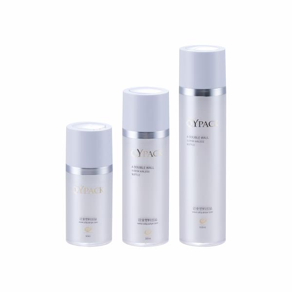 Контейнеры двойной стены безвоздушные косметические для сыворотки с насосом винта 30ml