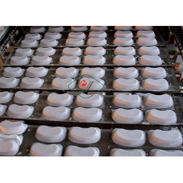 8 Faces Rotary Pulp Molding Equipment / Paper Egg Tray Production Line