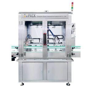 Automatic Stainless Steel Sauce Tracking Filling Machine with PLC Control and 20-120 bottles/min Speed