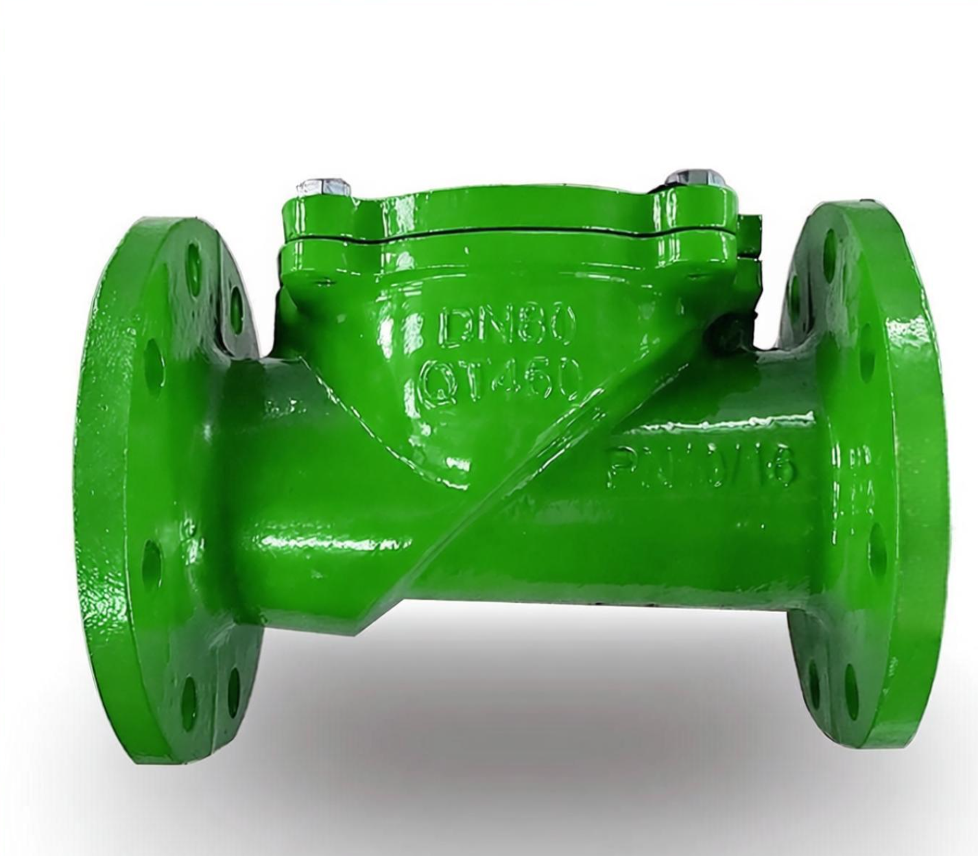 Cast Iron Swing Check Valve with Manual Adjustable Lever, Flanged One Way Non Return Valve for Municipal Industrial System