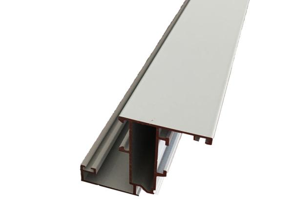 Popular Aluminum Window Profiles / Powder Coating White Aluminum Window Frame Profile