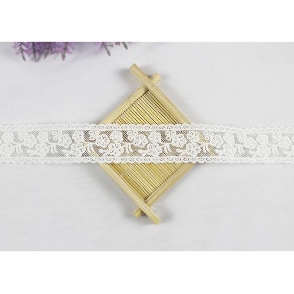 Отделка шнурка бежевого хлопка флористическая вышитая двором для платья вечера лета