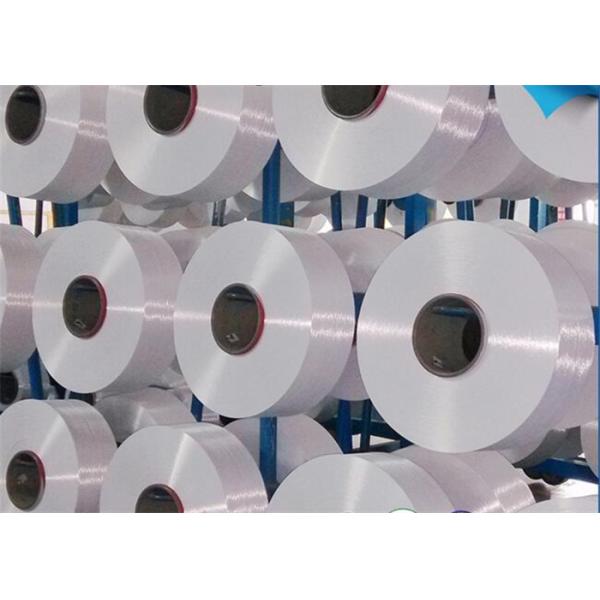 Le fil entièrement dessiné de tricotage Oeko-Tex blanc de nylon de ténacité élevée a approuvé