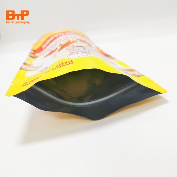 Mylar PET/AL Foil/PE Matte Bag Custom Logo Digital Printing Smell Proof High Barries Food Snack Chips Storage Pouch OEM Brand