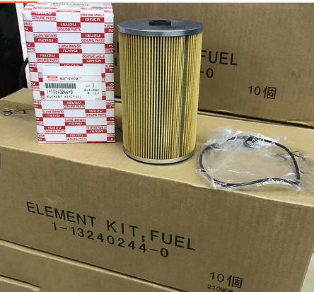Excavator Diesel Engine Fuel Filter Element 1-13240244-0
