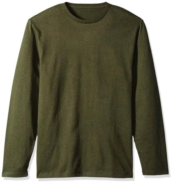                  Men′s Regular-Fit Long-Sleeve T-Shirt with Pocket             
