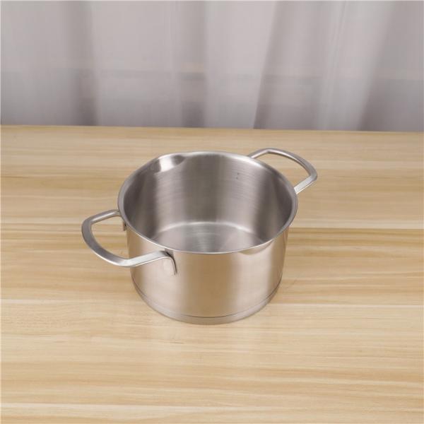 House Home 304 Stainless Steel Multifunctional Cooking Pot Milk Pot Hot Pot with Lid