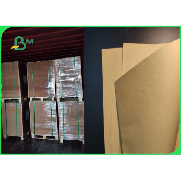 Papel de embalagem de polpa de madeira 40gsm 50gsm Brown para a resistência de rasgo do saco de compras Papel de embalagem de polpa de madeira 40gsm 50gsm Brown para a resistência de rasgo do saco de compras
