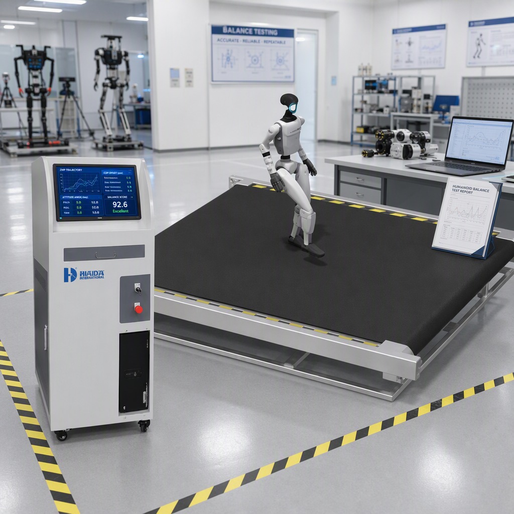 Humanoid Robot Balance Test Station 6 DOF Motion Platform Bipedal Robot Stability Testing Equipment ZMP COP Analysis