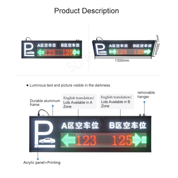 Дисплей СИД полного цвета высокой яркости EN12966 P12 для парковки