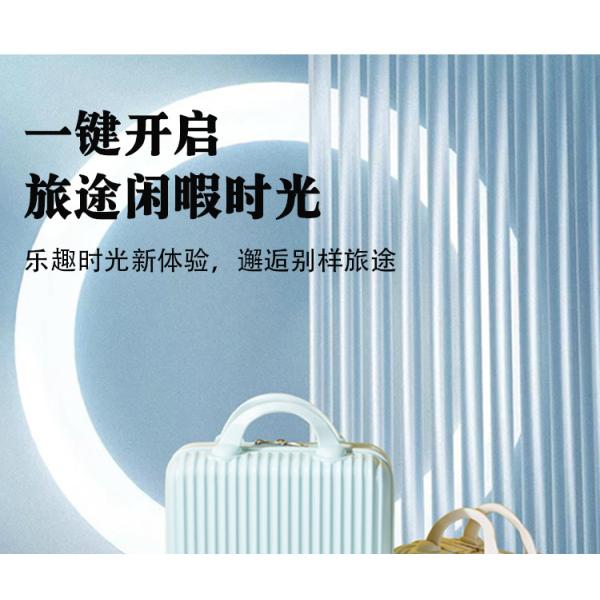 14 inch ABS women's makeup bag