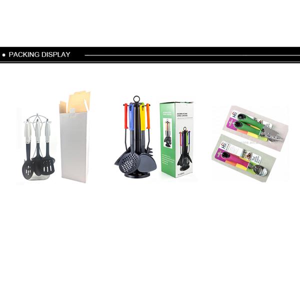 7 Piece Stainless Steel Utensil Set with TPR Handle Latest Kitchen Gadget Collection