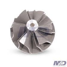 Eliminated Surging Turbo Compressor Wheel 9 Bladed Extended Tip Reduces Visible Emissions