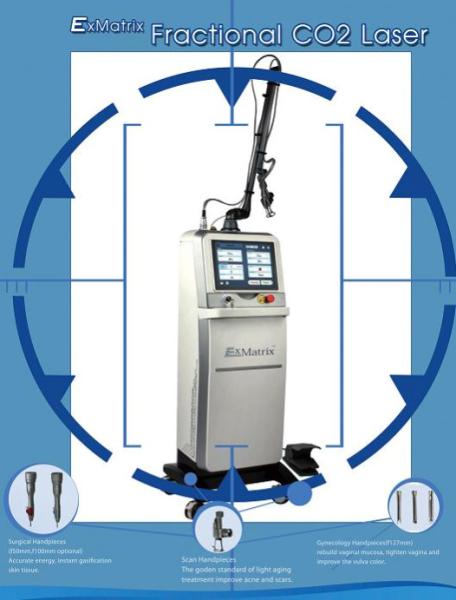 Anti Age CO2 Fractional Laser Scar Removal Machine , Laser Skin Resurfacing Machine