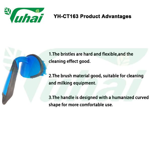 PA Material Milking Machine Cleaning Brush Dairy Equipment With Handle