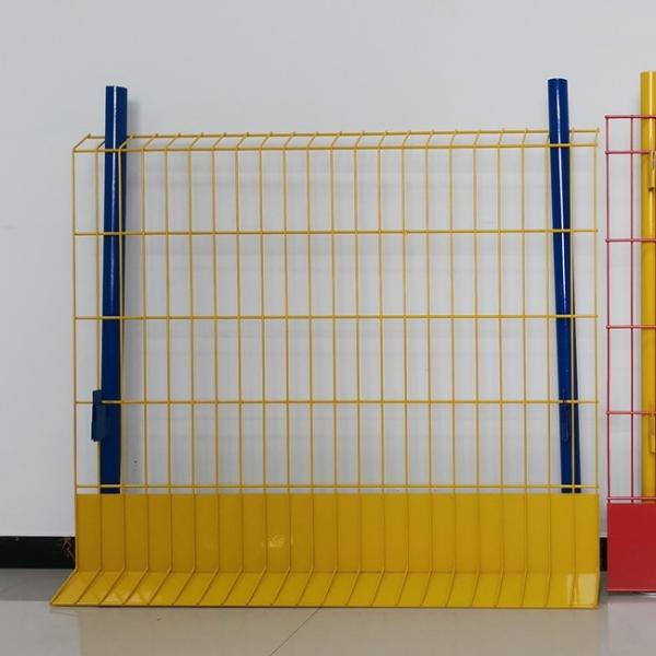 Galvanized And Pvc Coated 6/5/6 Double Wire Fence Horizontal