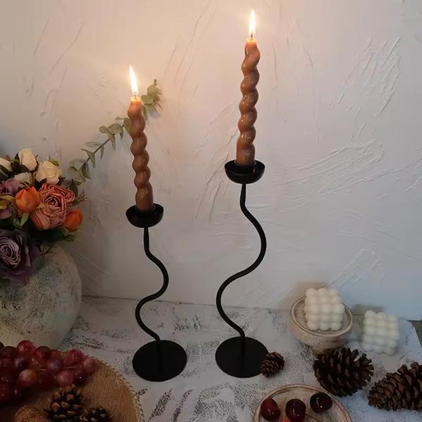Decorative Candle Holders Metal Candlestick Holder Vintage Hysteria Wrought Iron Holders