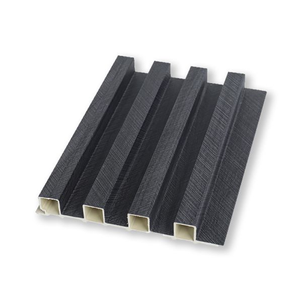 Moisture Proof PVC Fluted Wall Panels 160x18mm Durable Grooved Interior Cladding for Living Room Hotel Spaces
