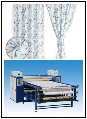 Calendário giratório industrial da sublimação da máquina da imprensa do calor com alta velocidade