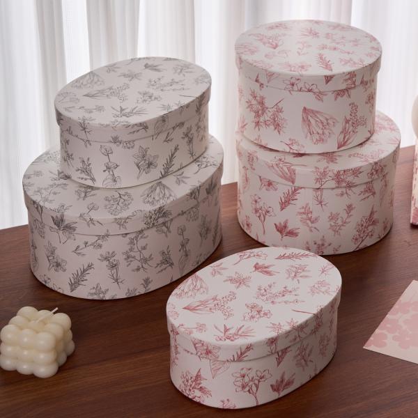 Souvenir Gift Box Oval Box Baking Packaging Candy Tiramisu Packaging Box Party Event Gift Box