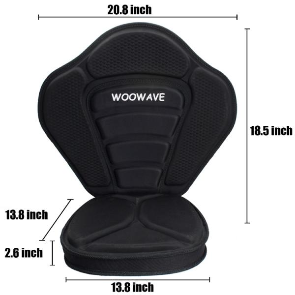 Convenient Small Bag Included Thicker Style Kayak Seat for Lakes Rivers 50*48*8cm