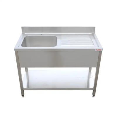 OEM ODM 304 Mesa de aço inoxidável e lavatório Mesa de lavatório comercial