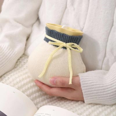 Silicone Hot Water Bottle Bag Hand Feet Warmer Leakproof And Odorless For Hot Compress Pain Relief Cold Compress
