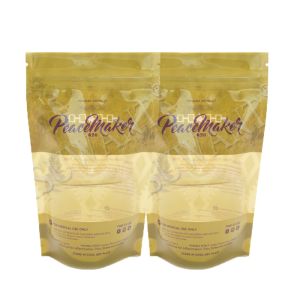 Metalized Mylar Food Bags Biodegradable Gravure Printing With Clear Window