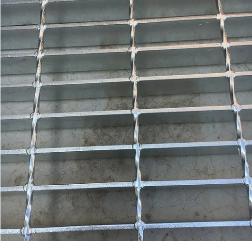 Plataforma de rejilla de acero galvanizado resistente a la oxidación