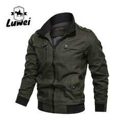 Impressão personalizada de Inverno de roupa desportiva com almofada bomber casaco de couro Homens com bolsos de fechadura