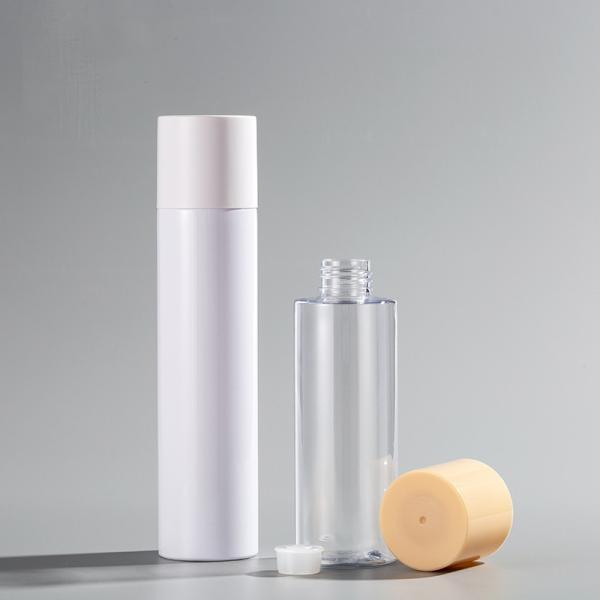 SCREW CAP Customized 100ml 120ml 150ml 200ml PET Plastic Empty Toner Bottle for Face Lotion and Cosmetics Custom Colors