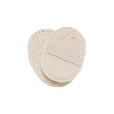 Women Natural Oval Scrubber Loofah Bath Pad For Removing Dead Skin