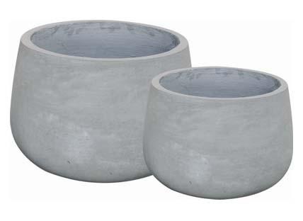Fiber Clay Pots, outdoor pots, garden pots PR17