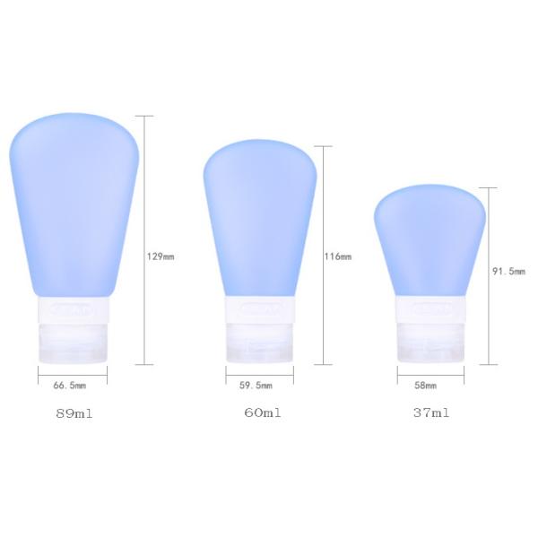 Pink / Blue Plastic Squeeze Tubes , Leak Proof Makeup Dispensing Tube