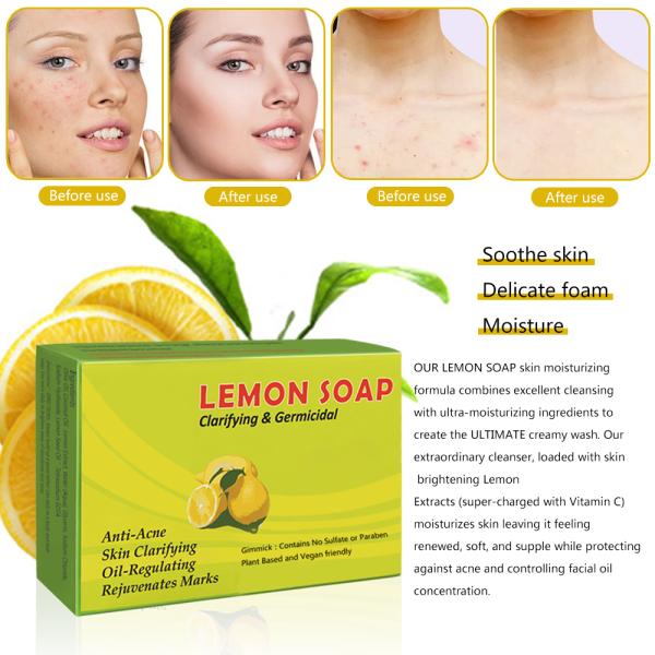 Natural Organic Soap For All - Skin Nourish Custom Packaging organic bath Lemon soap