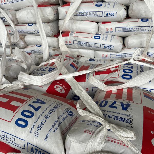 Fire Resistant High Alumina Cement with High Temperature Resistance in CA50-CA80 Grades