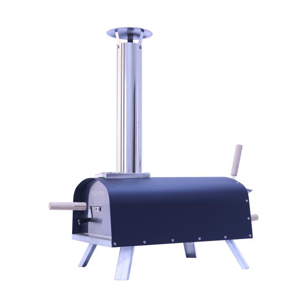 Mini four à pizza en bois en acier inoxydable extérieur pour cuisson à la maison 81,5*42*85cm